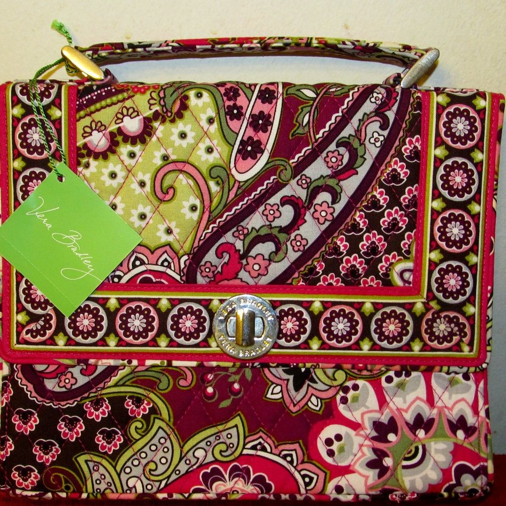 Vera Bradley Julia  Very Berry Paisley Purse
